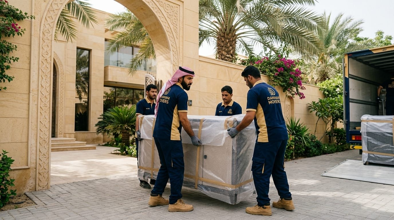 نقل فلل بالدمام بأسطول شاحنات مجهز وطاقم محترف